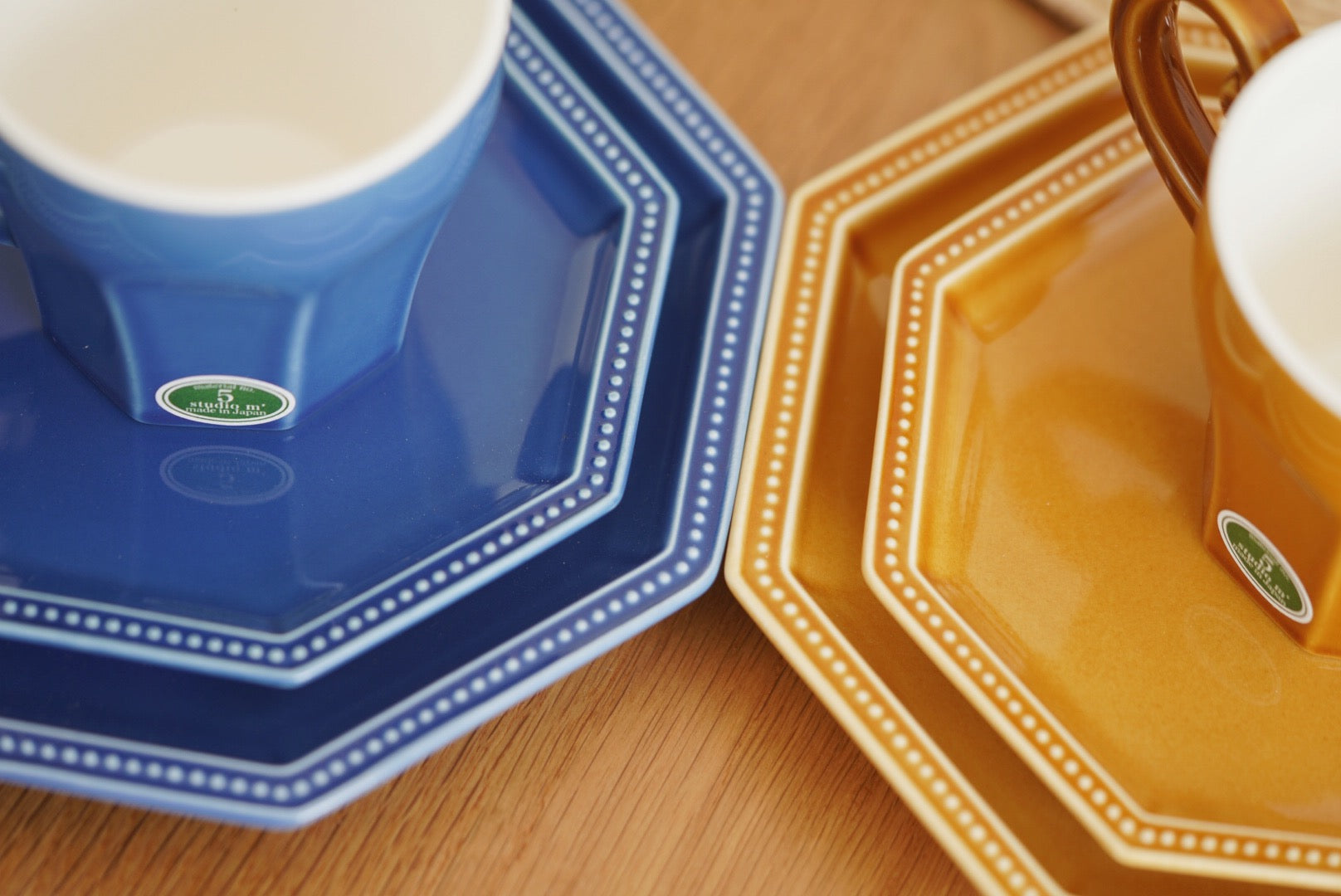 Studio m' Octagonal plate and mug