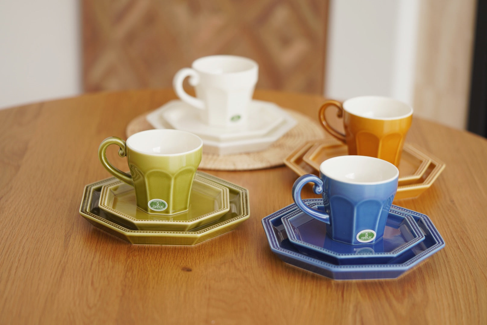 Studio m' Octagonal plate and mug