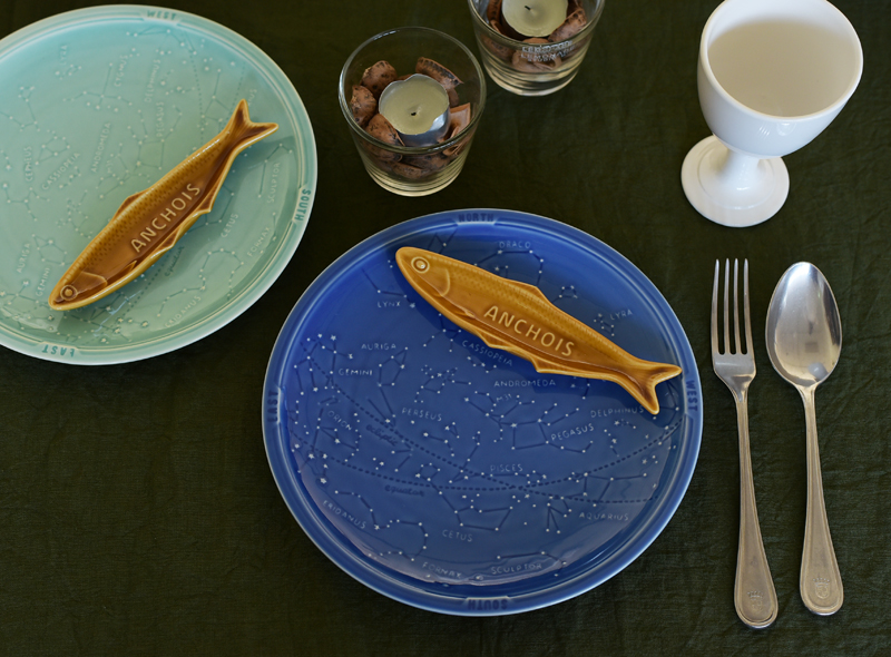 Studio m'star map 23 round plate 