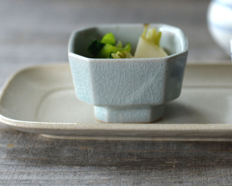 Studio m' Square plate and flower bowl