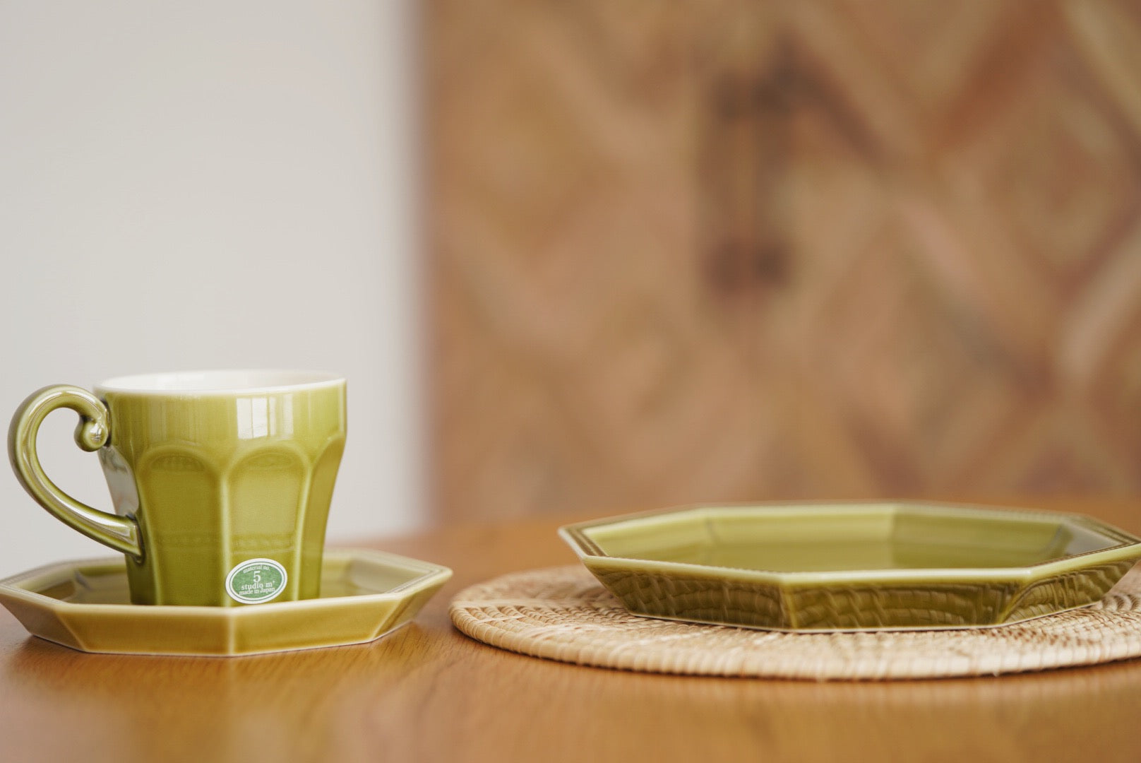 Studio m' Octagonal plate and mug