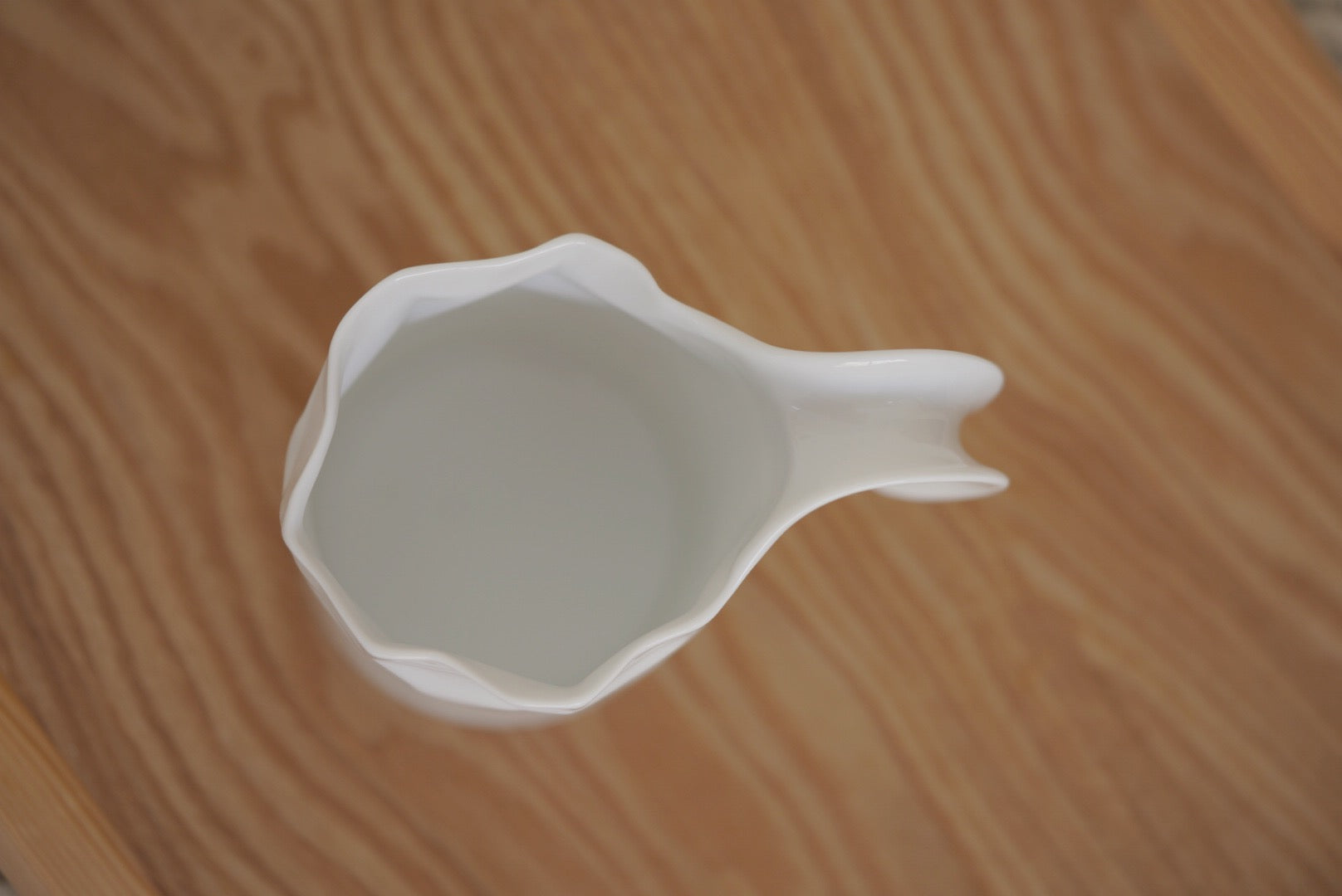 ceramic japan crinkle cup & saucer