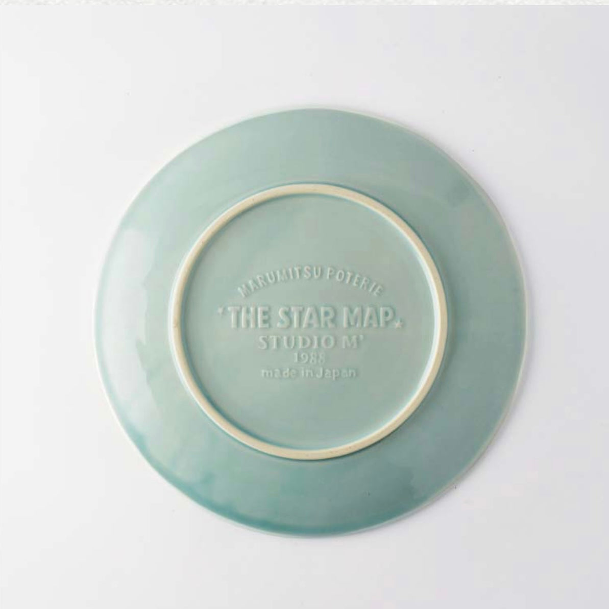 Studio m'star map 23 round plate 