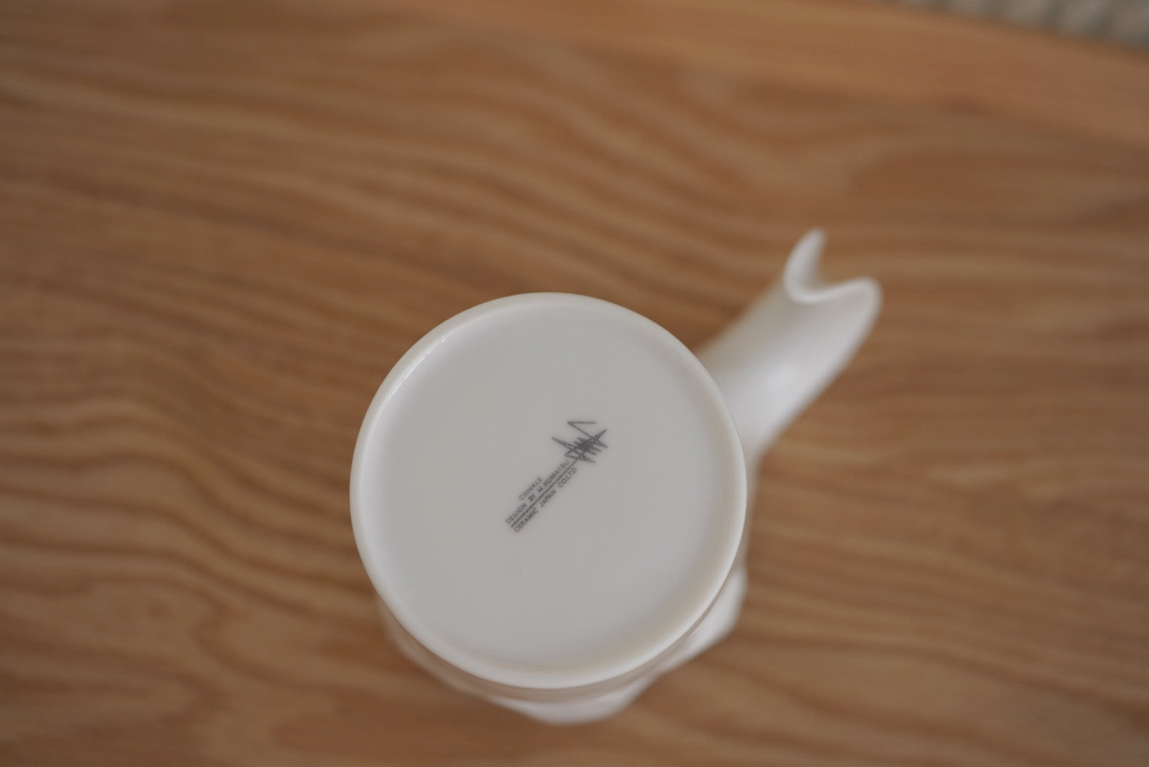 ceramic japan crinkle cup & saucer