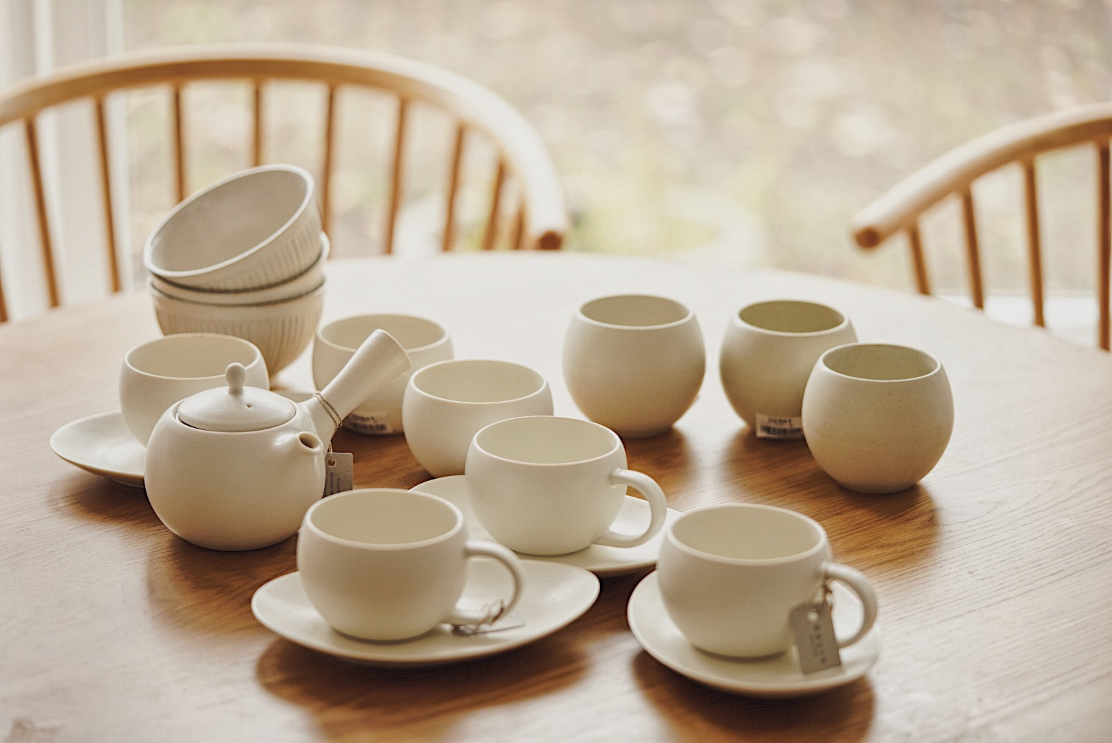 Matte white Porcelain Minoyaki Made in Japan