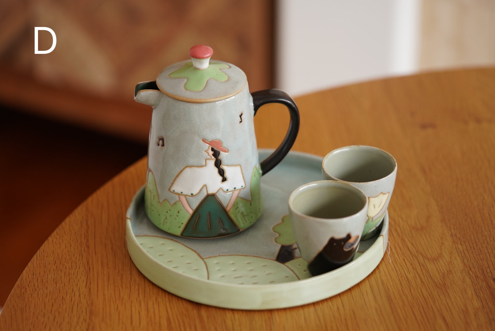 Jingdezhen ceramics  闹米作家 Teapot suit and Milk jug suit