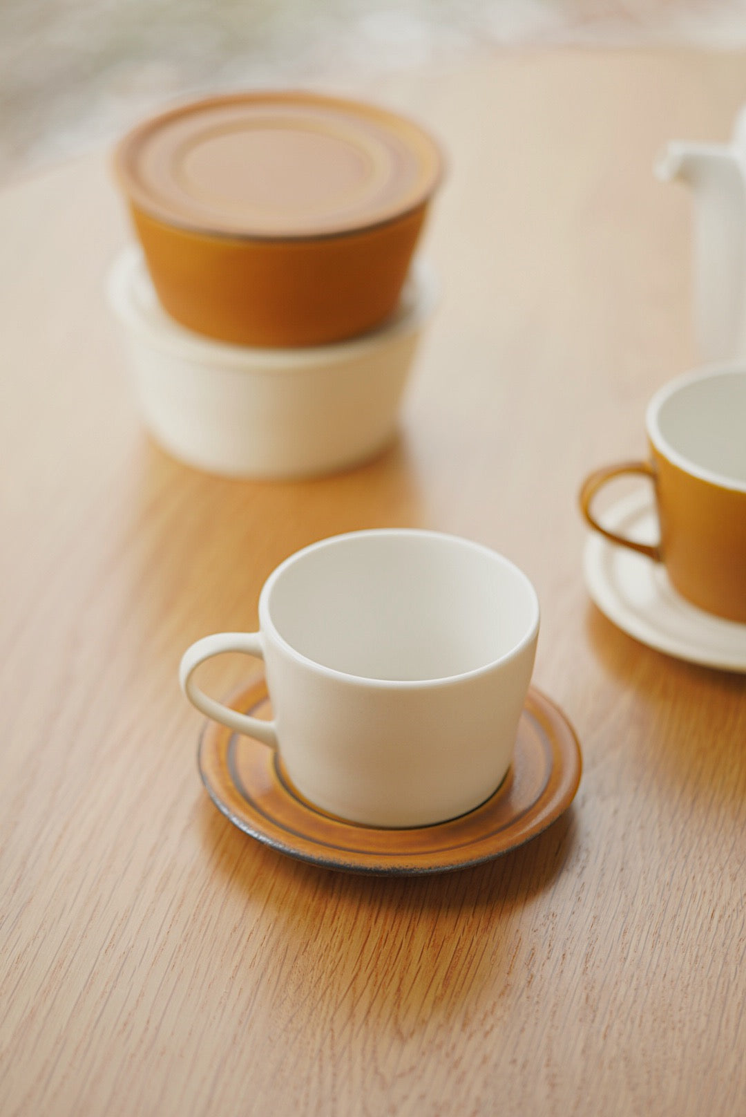 Pot | dessert bowl | coffee cups | Saucer Made in Japan