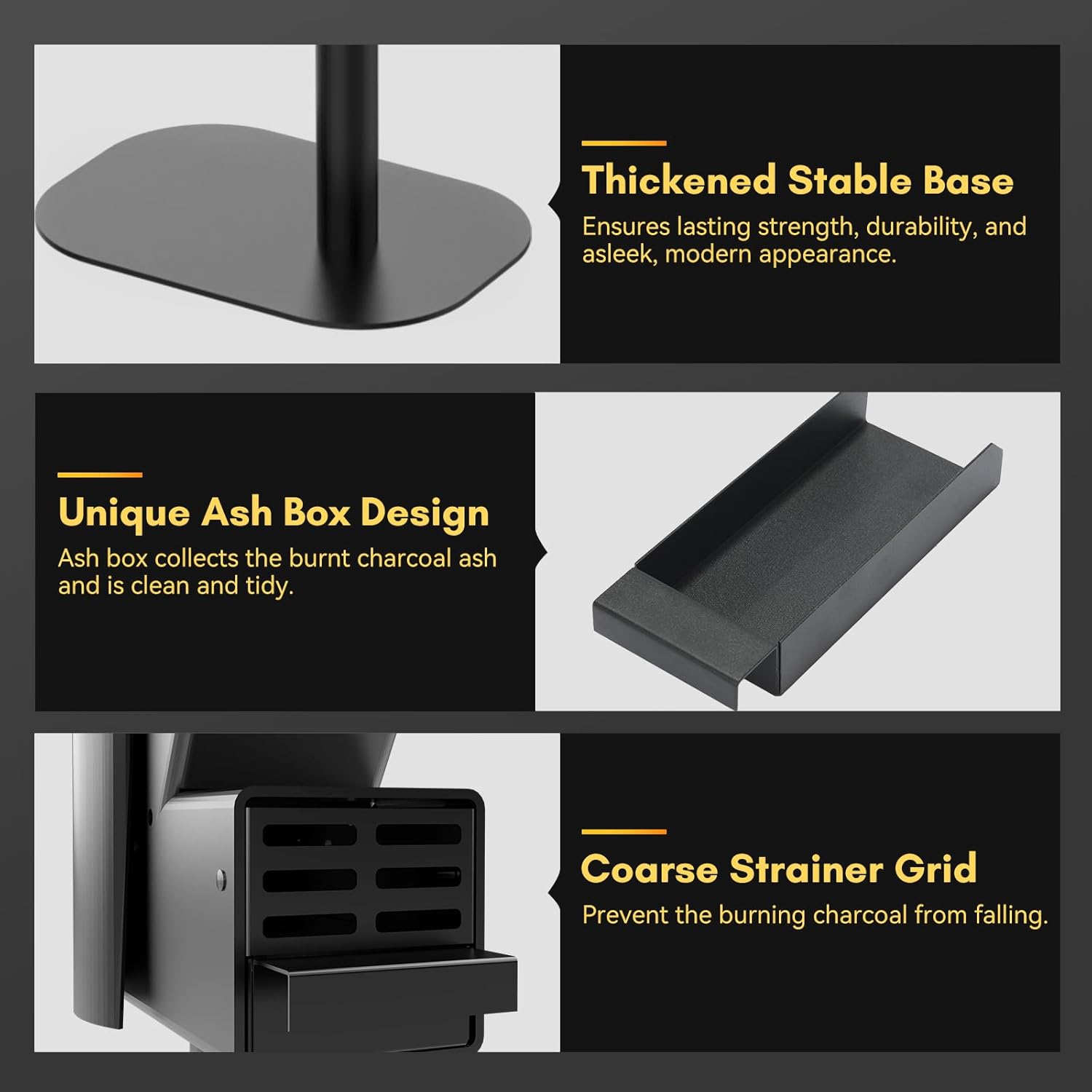 Rayzi 58 Inch Pellet Stove, Patio Heater Wood Pellet Heater, Pellet Fire Pit for Outdoor - Smokeless Wood Pellet Burning Flame, Outside Backyard Bonfire, Fireplace for Camping Patio Garden Picnic