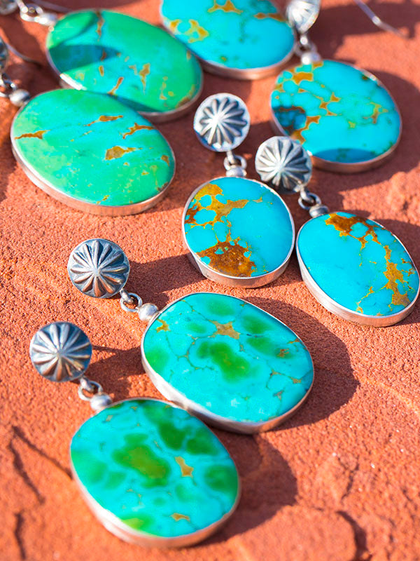 Kingman Oval Earrings
