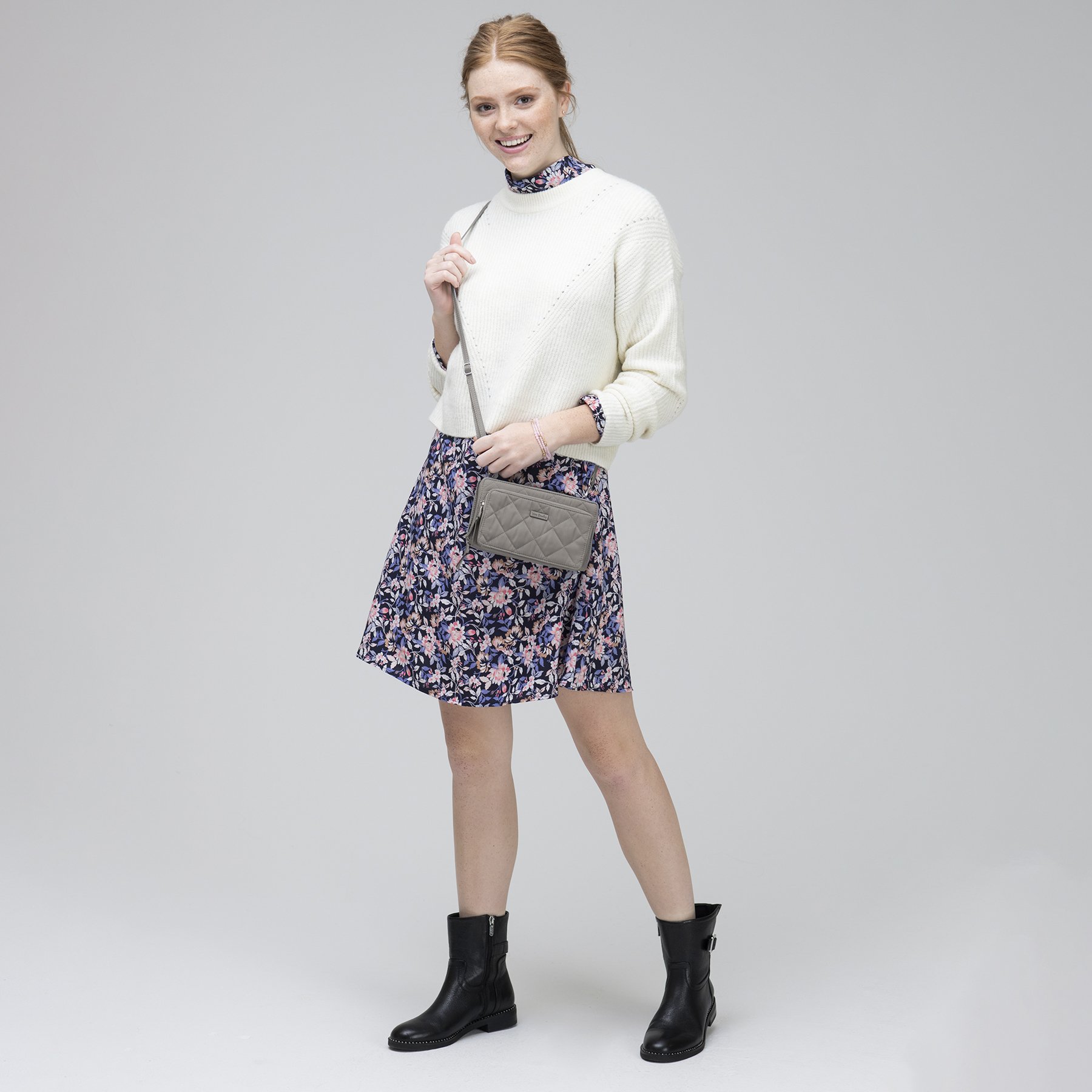 RFID Deluxe All Together Crossbody Bag