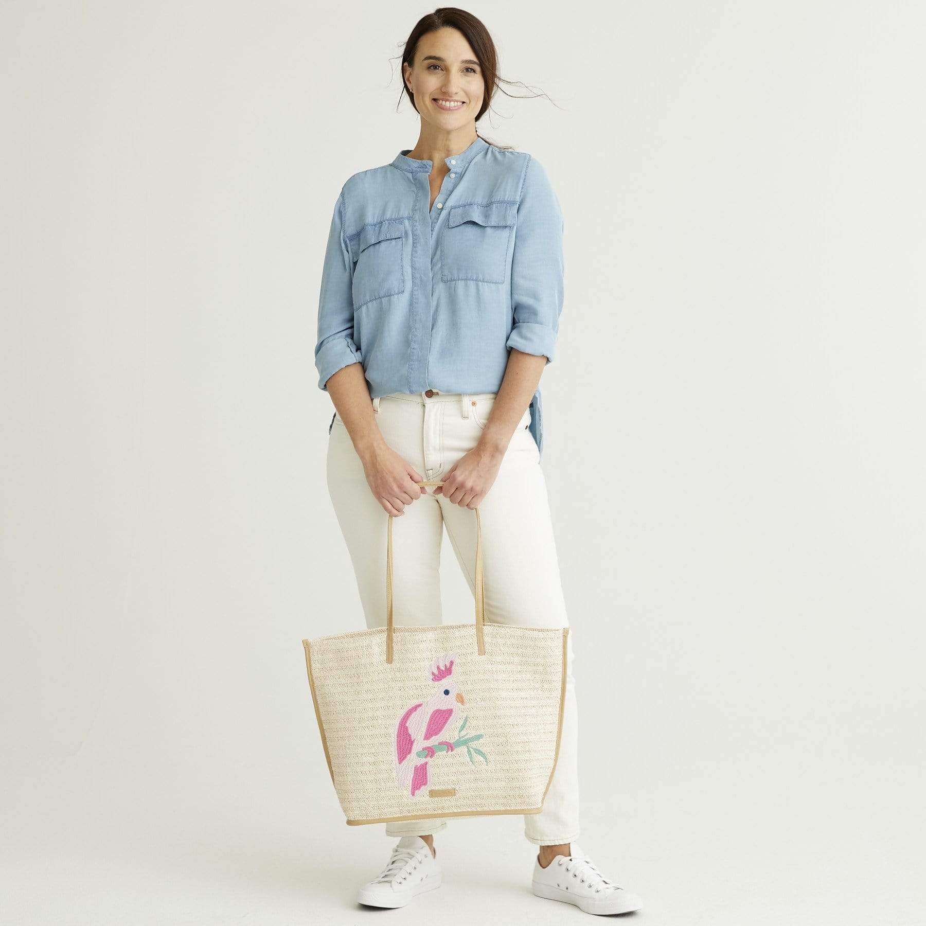 Straw Tote Bag