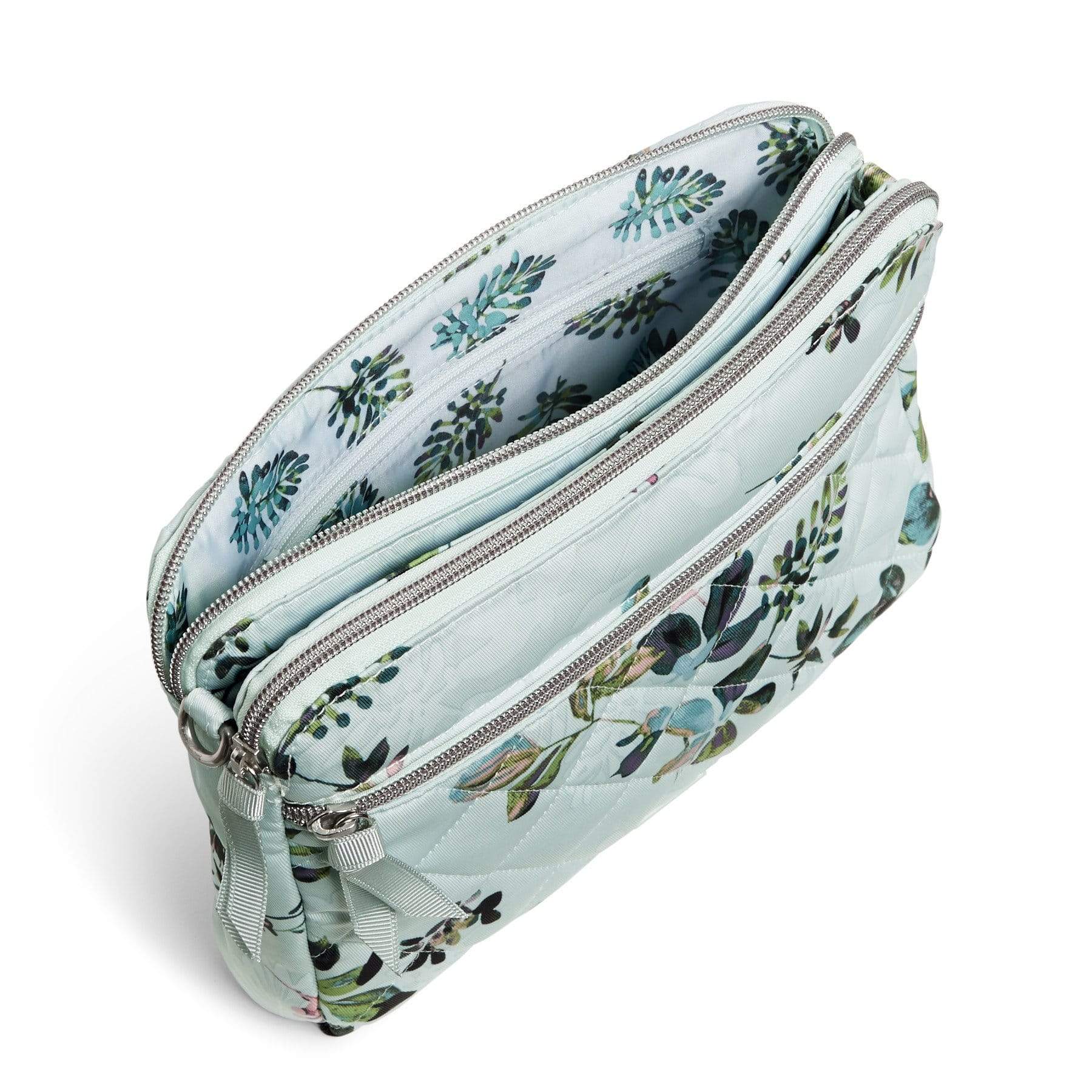 Triple Compartment Crossbody Bag