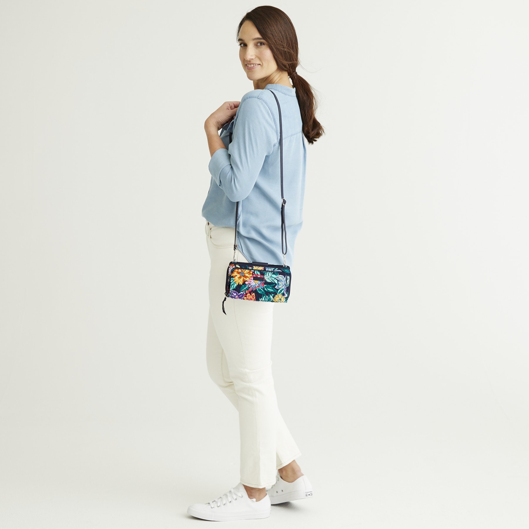 RFID Deluxe All Together Crossbody Bag