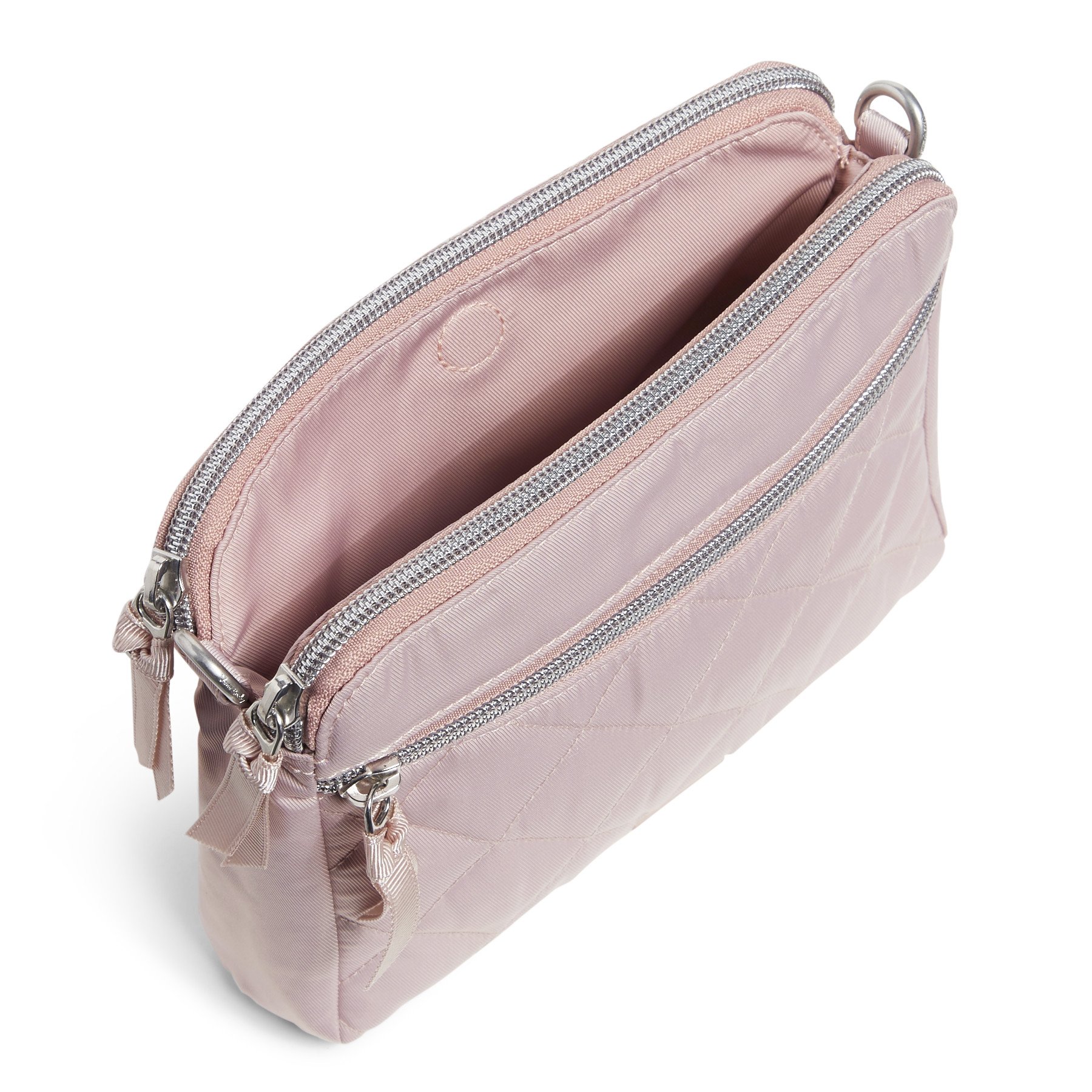 RFID Medium Triple Compartment Crossbody Bag