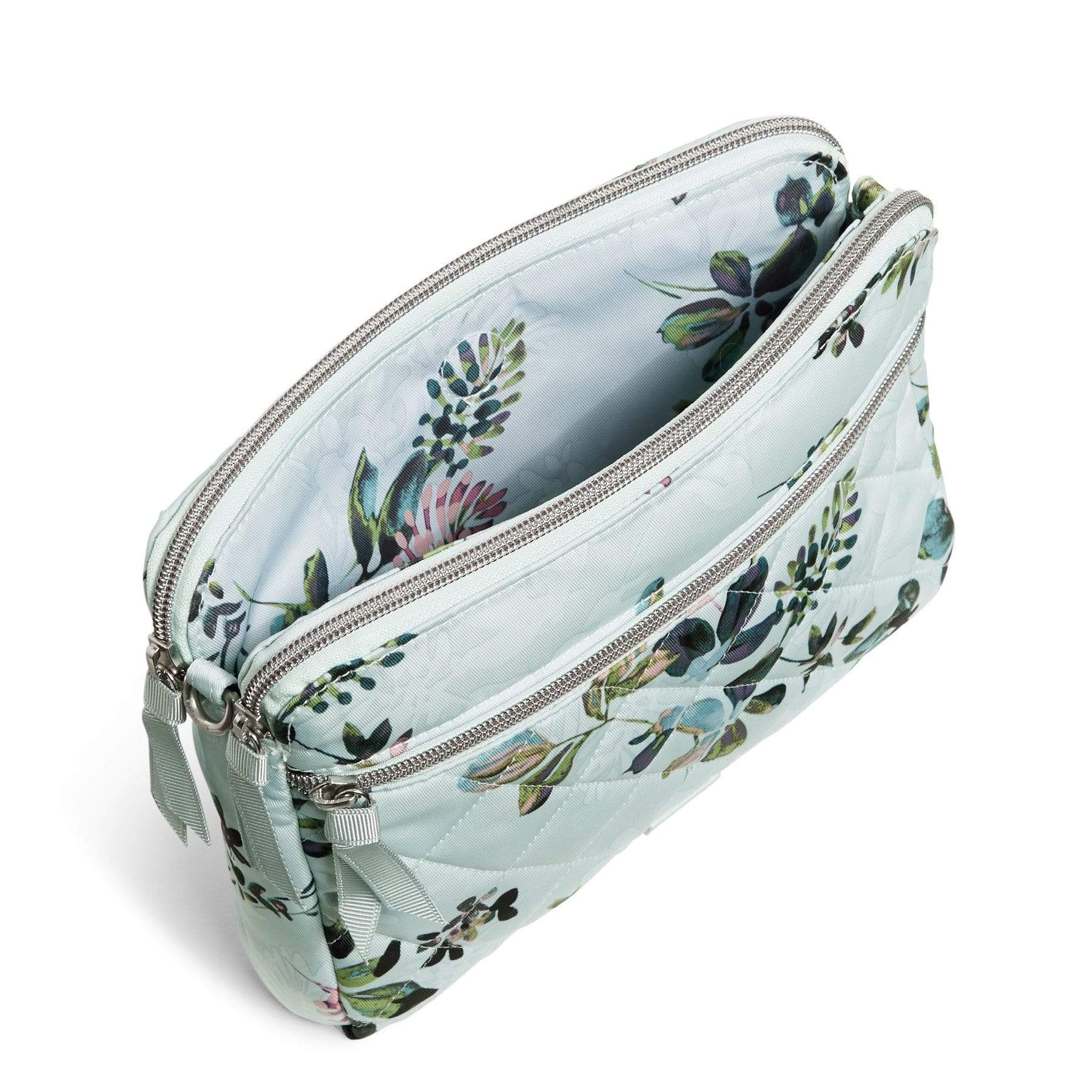 Triple Compartment Crossbody Bag