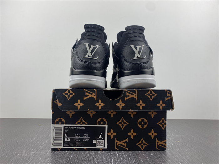 Louis Vuitton x Air Jordan 4 Black LV6927-001kickbulk sneakers 