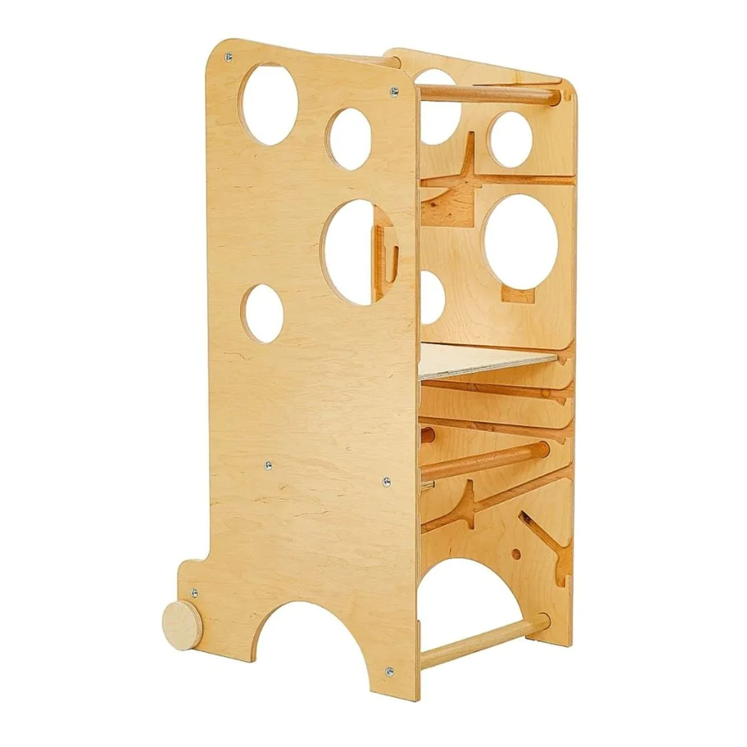 Montessori Multi-Use Learning Tower - During the event everything