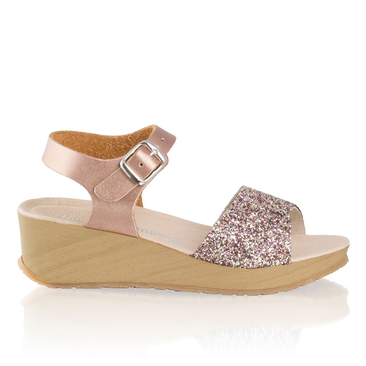 Russell & Bromley ACACIA Buckle Trim Wedge Sandal