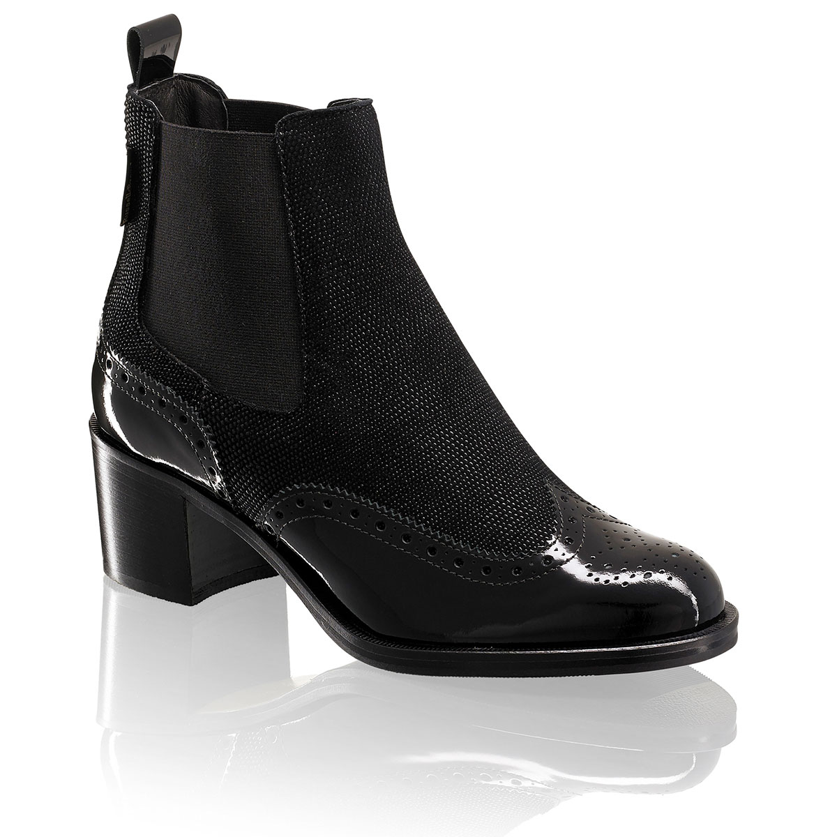 Russell & Bromley CAVENDISH Block Heel Chelsea Boot