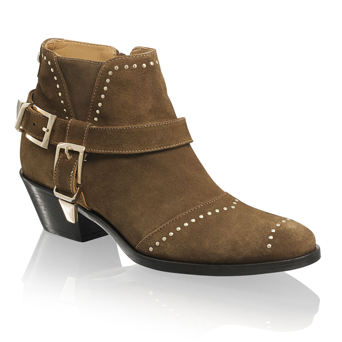 Russell & Bromley BOOTSTRAPS Buckle Western Boot