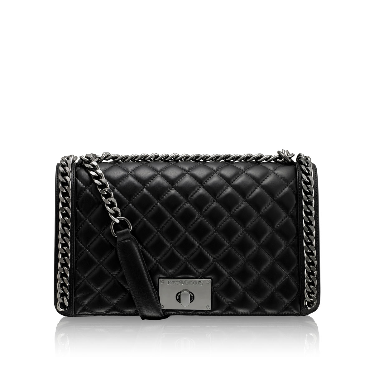 Russell & Bromley CHAINY Chain Trim Shoulder Bag