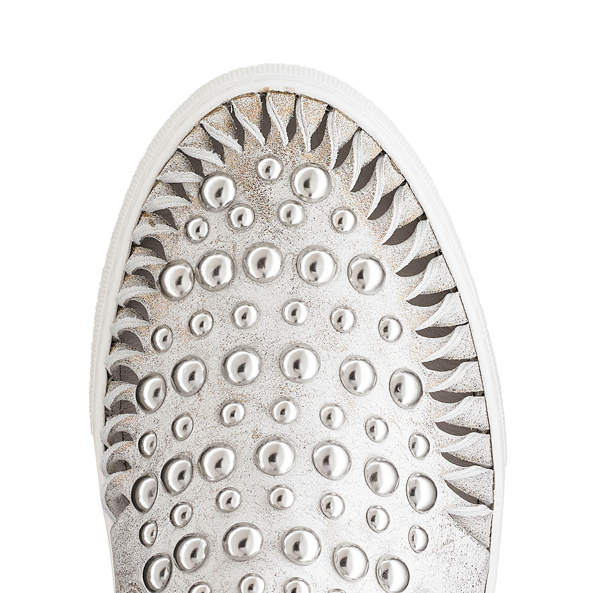 Russell & Bromley AZT J Studded Flatform Sneaker