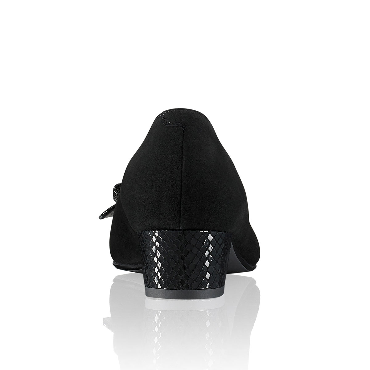 Russell & Bromley BOWLINE Mid Heel Bow Court