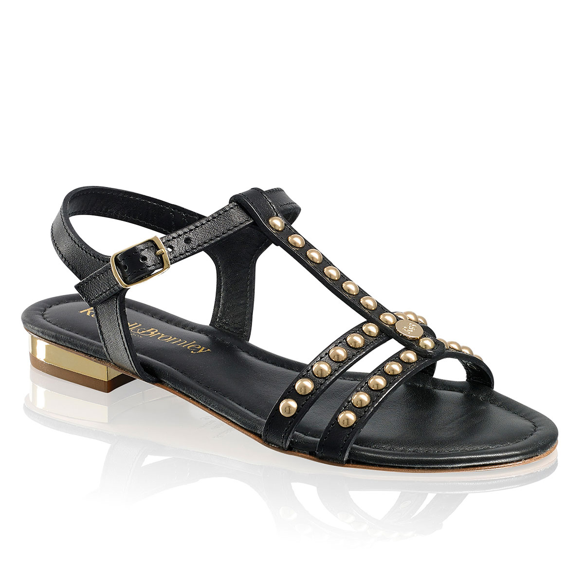 Russell & Bromley PIAZZA Stud Trim Sandal