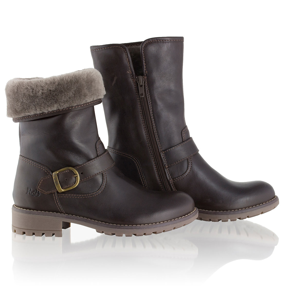 Russell & Bromley PELAGE Sheepskin Lined Boot