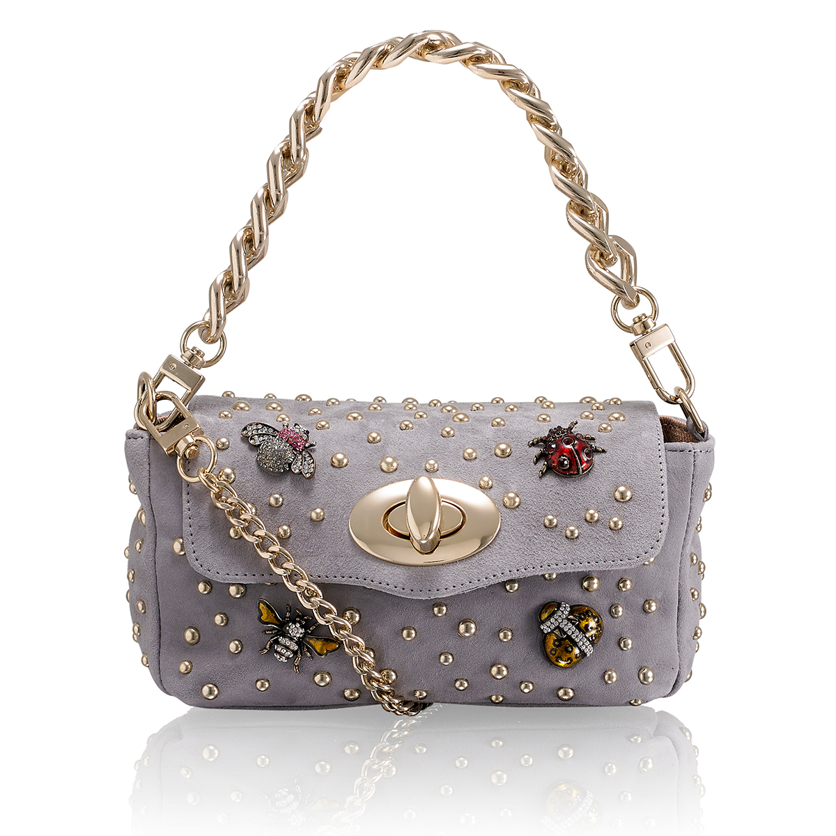 Russell & Bromley HUMBUG Bug Embellished Mini Bag