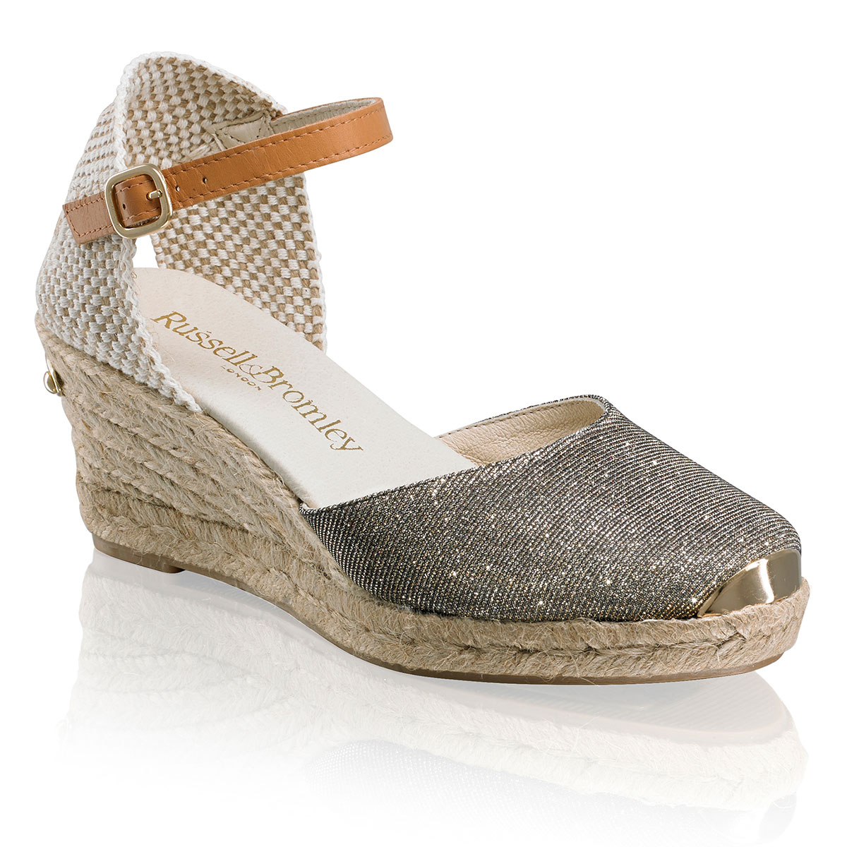 Russell & Bromley COCO NUT Ankle Strap Espadrille