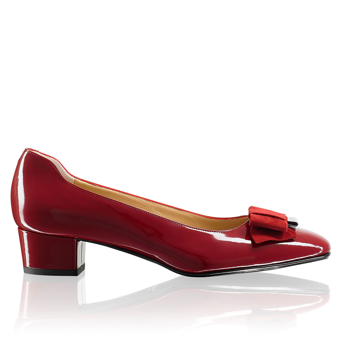 Russell & Bromley BOWLINE Mid Heel Bow Court