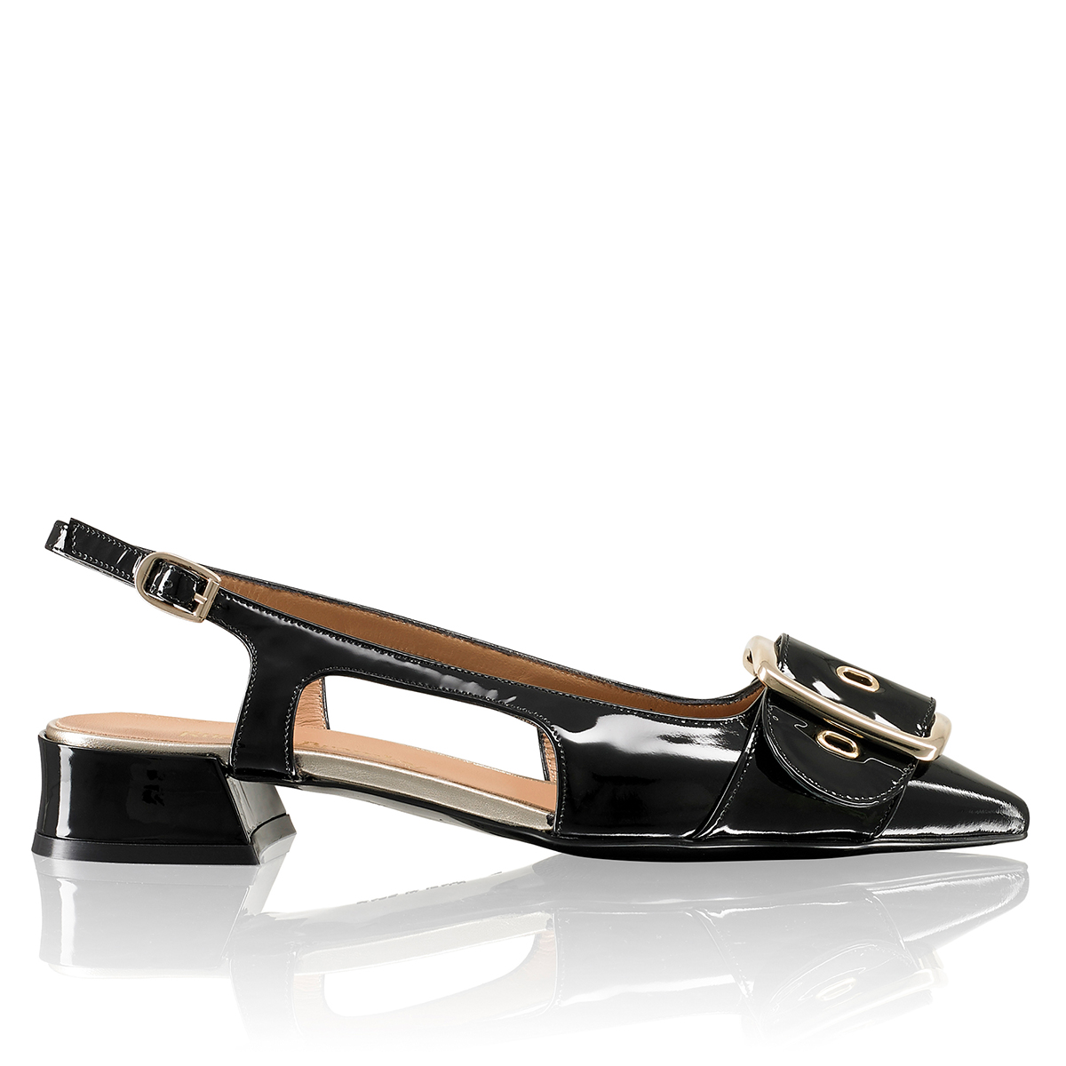 Russell & Bromley DOLLY FLAT Slingback Buckle Flat