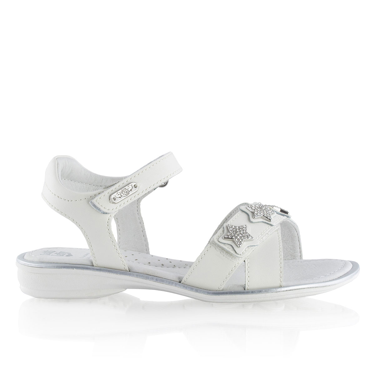 Russell & Bromley LK REBECCA Petal Trim Velcro Sandal