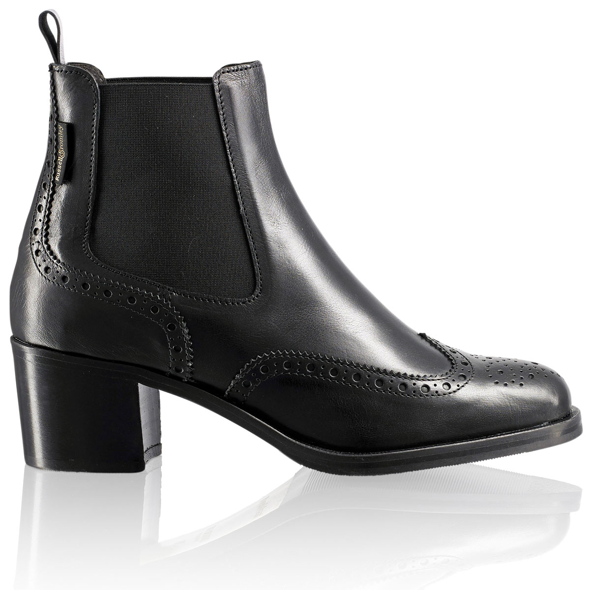 Russell & Bromley CAVENDISH Block Heel Chelsea Boot