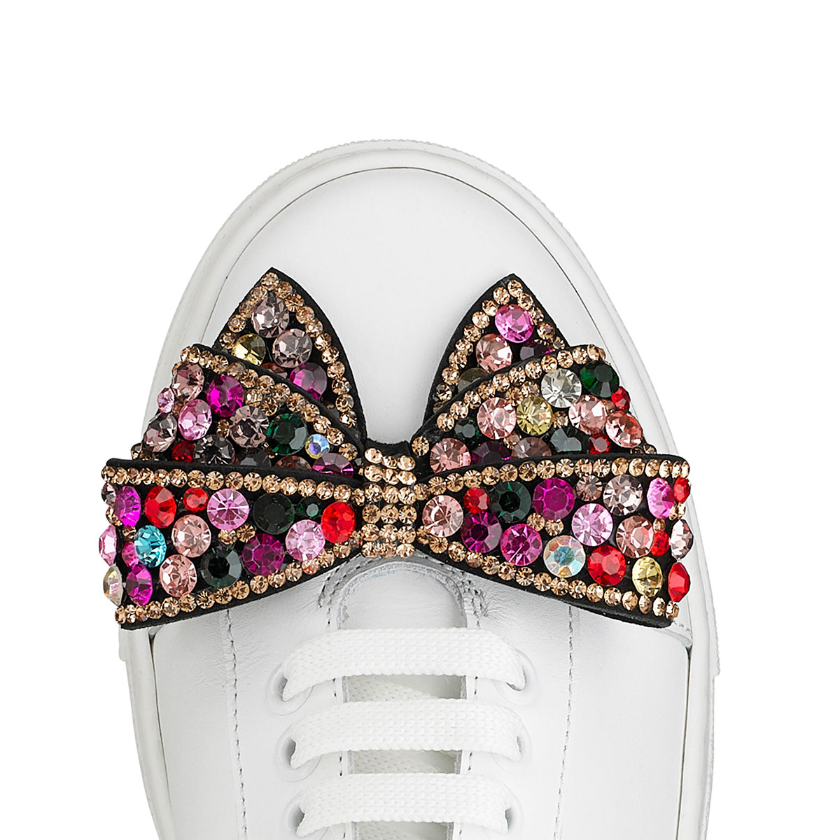 Russell & Bromley BOW WOW Jewel Bow Sneaker