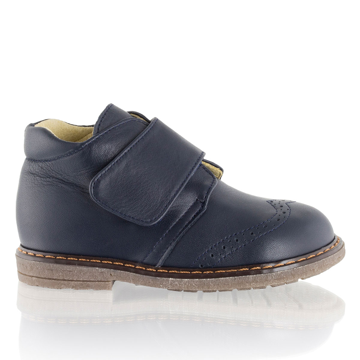 Russell & Bromley LOGAN Brogue Velcro Boot