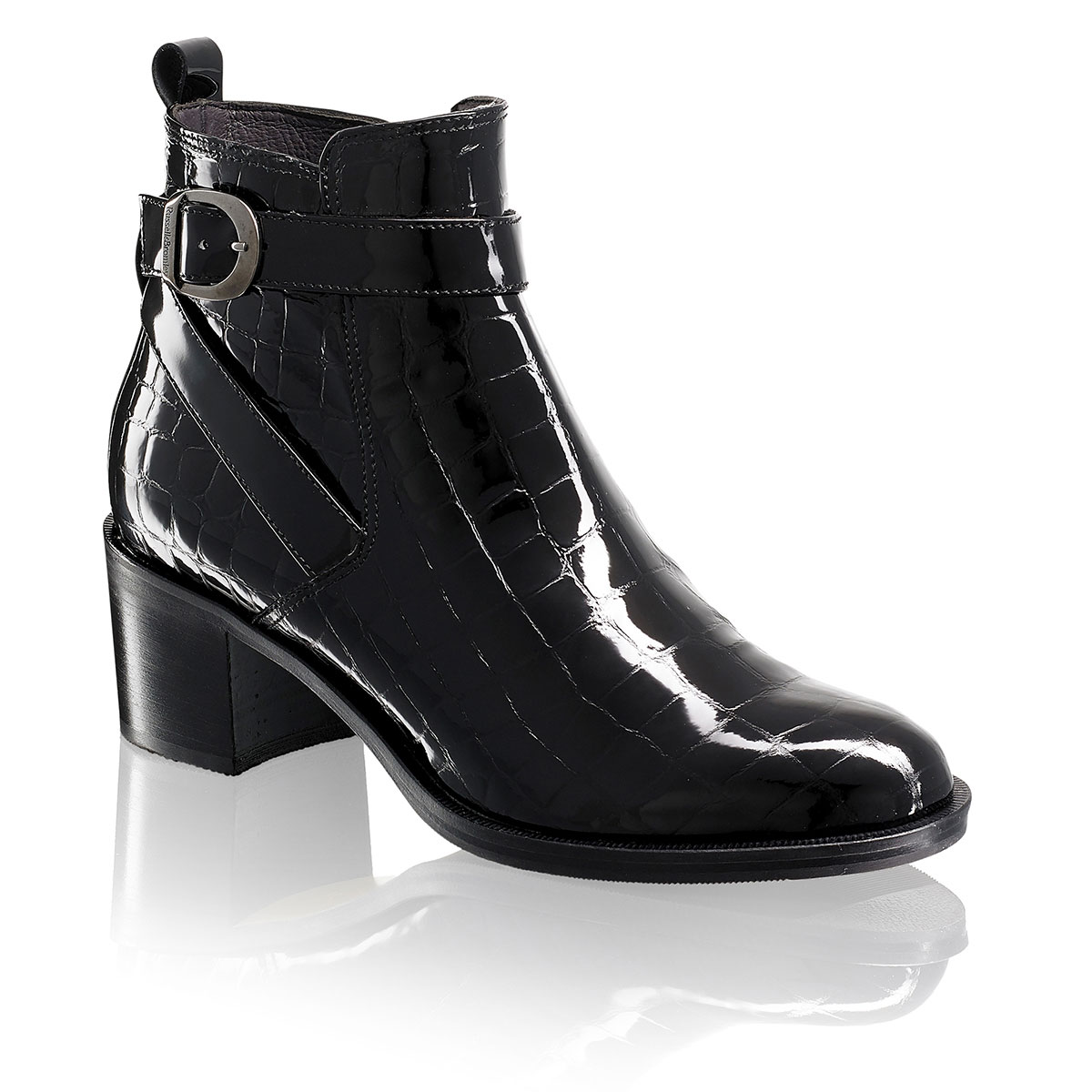 Russell & Bromley BELGRAVE Block Heel Ankle Boot