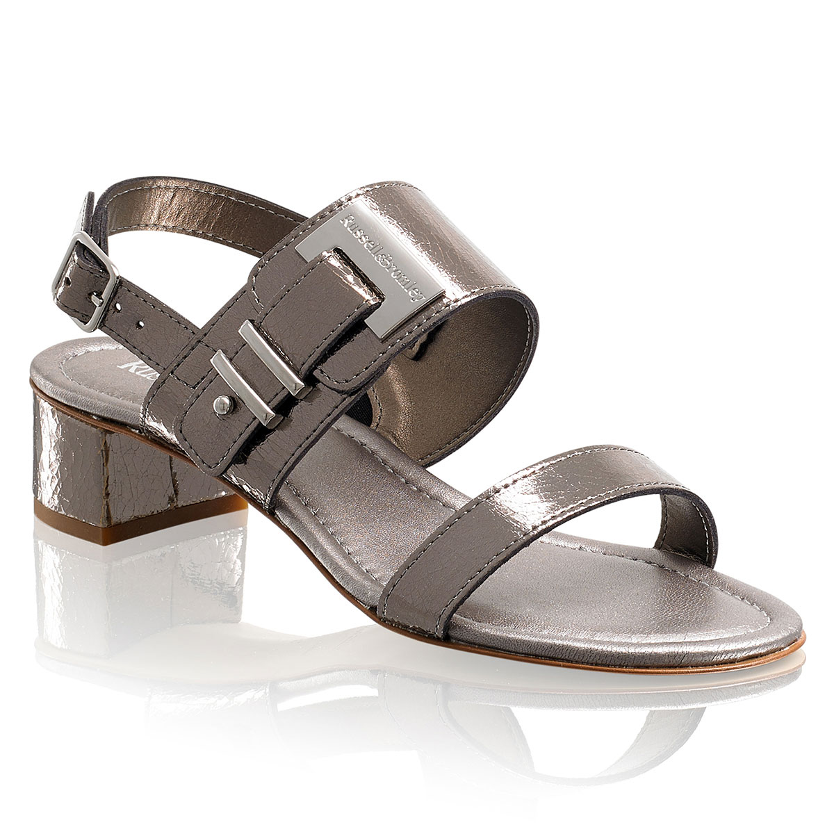 Russell & Bromley HOT PLATE Block Heel Sandal