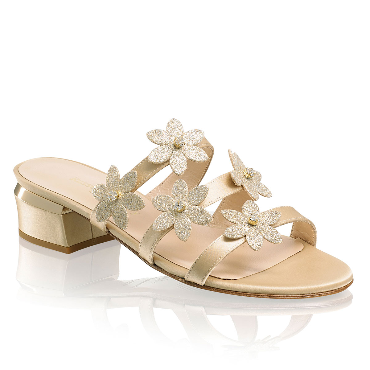 Russell & Bromley BOUQUET Flower Embellished Mule