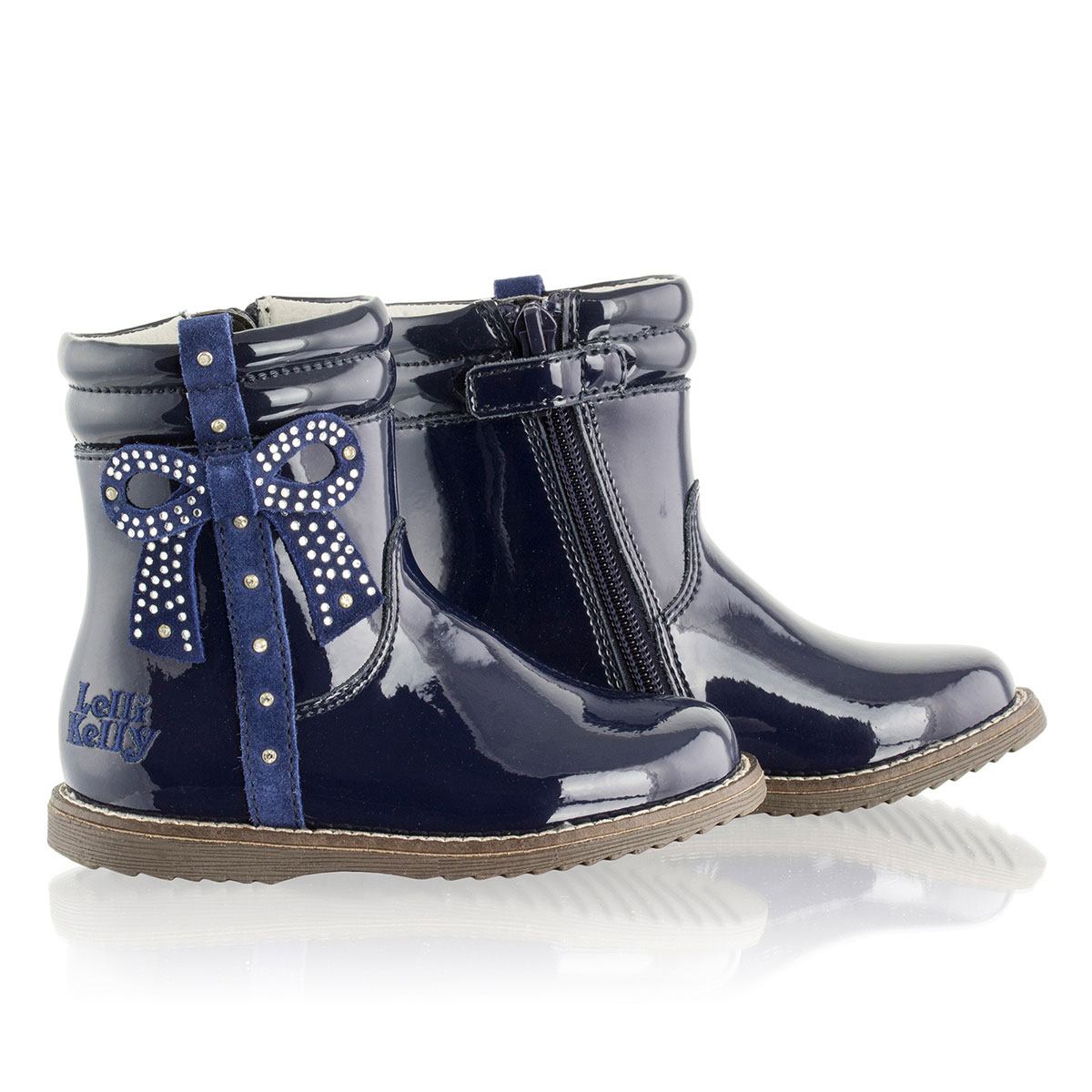 Russell & Bromley LK FELICIA Bow Trim Zip Boot