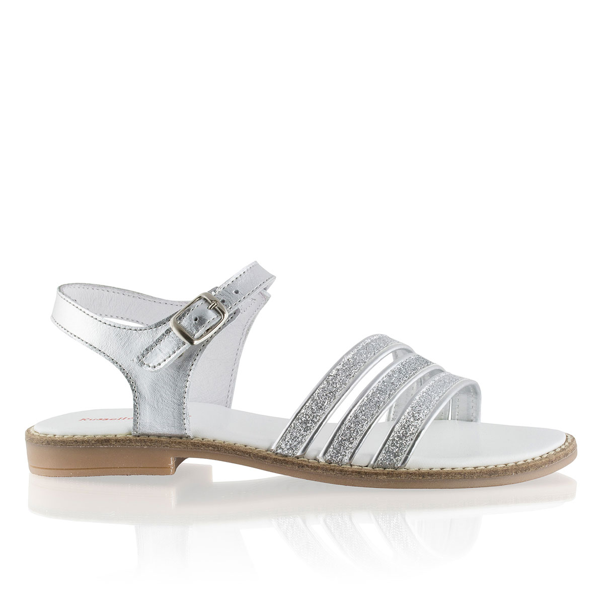 Russell & Bromley SHIMMER Open Toe Buckle Sandal