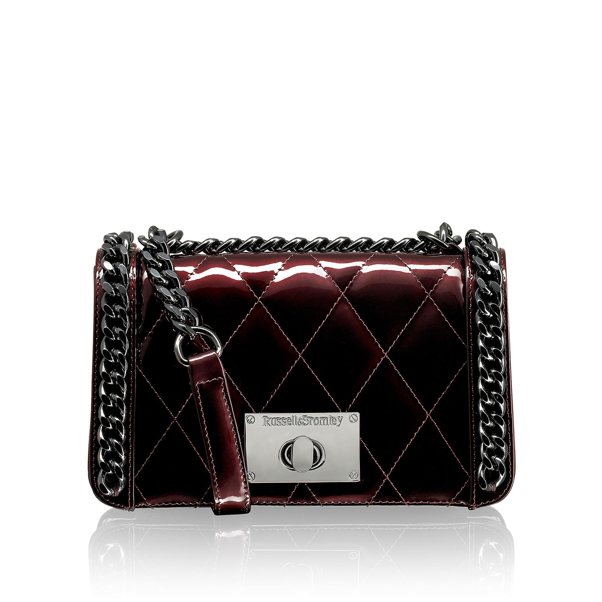 Russell & Bromley CHAINYMINI Chain Trim Shoulder Bag