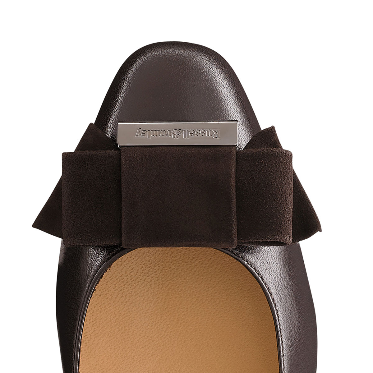 Russell & Bromley BOWLINE Mid Heel Bow Court
