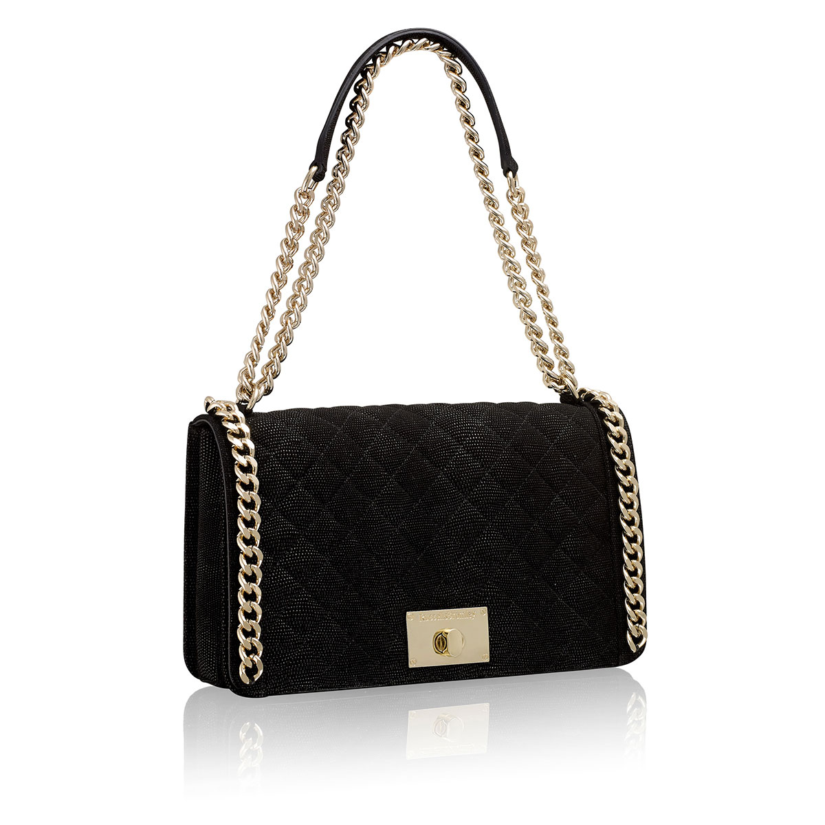 Russell & Bromley CHAINY Chain Trim Shoulder Bag