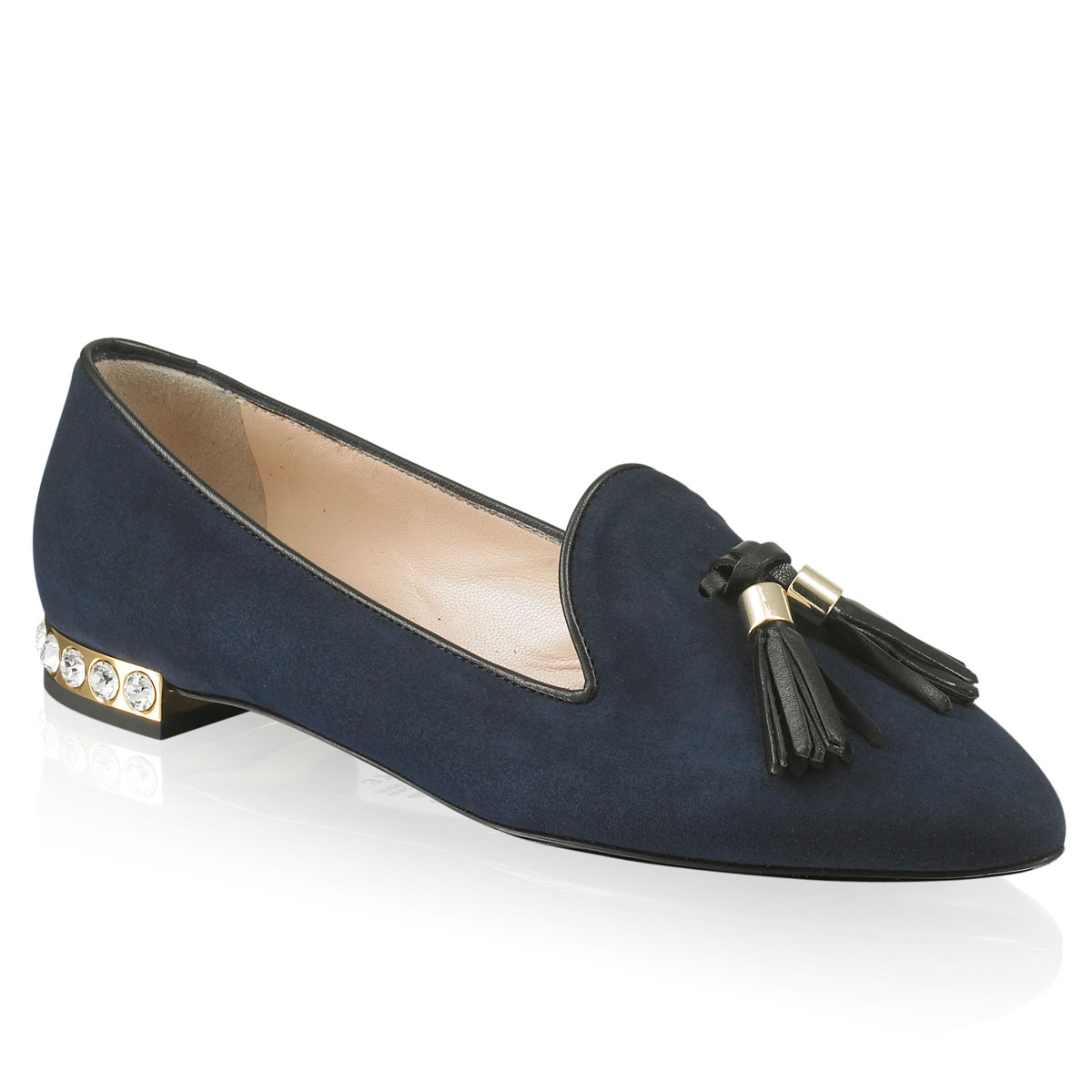 Russell & Bromley COCKTAIL Jewel Tassel Slipper