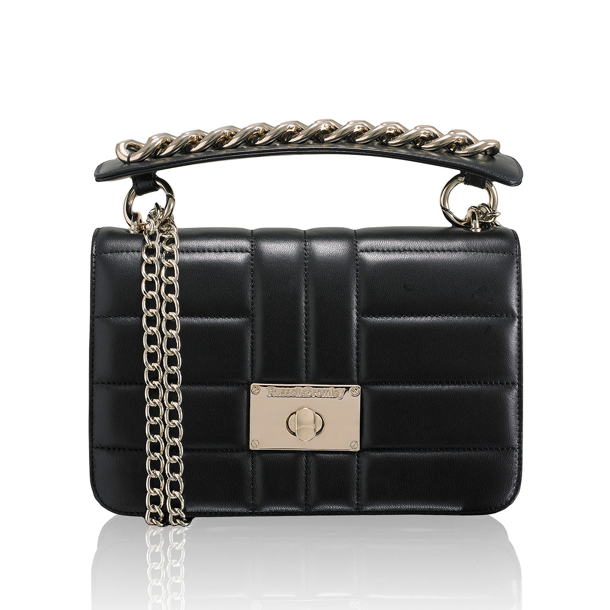 Russell & Bromley PUFFIMIDI Chain Strap Shoulder Bag