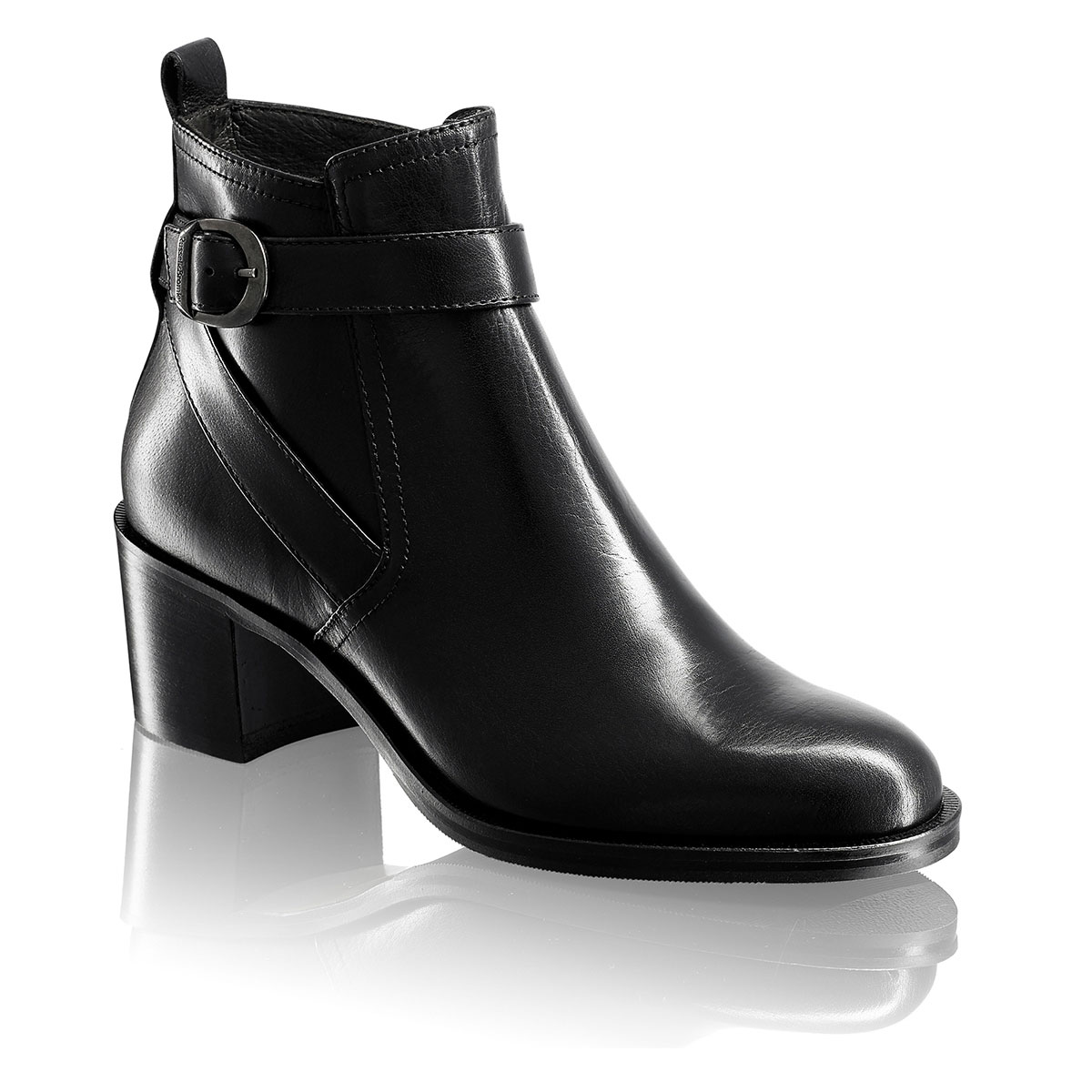Russell & Bromley BELGRAVE Block Heel Ankle Boot