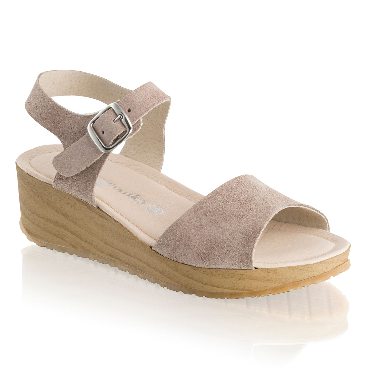 Russell & Bromley ACACIA Buckle Trim Wedge Sandal