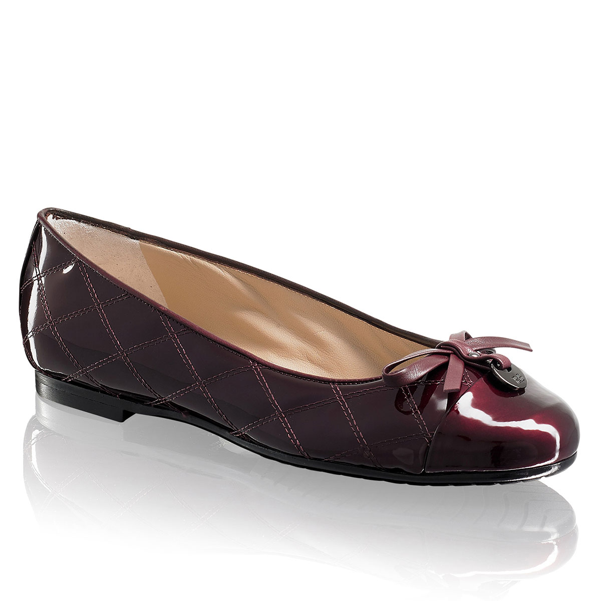 Russell & Bromley CHARMING Quilted Ballet Flat